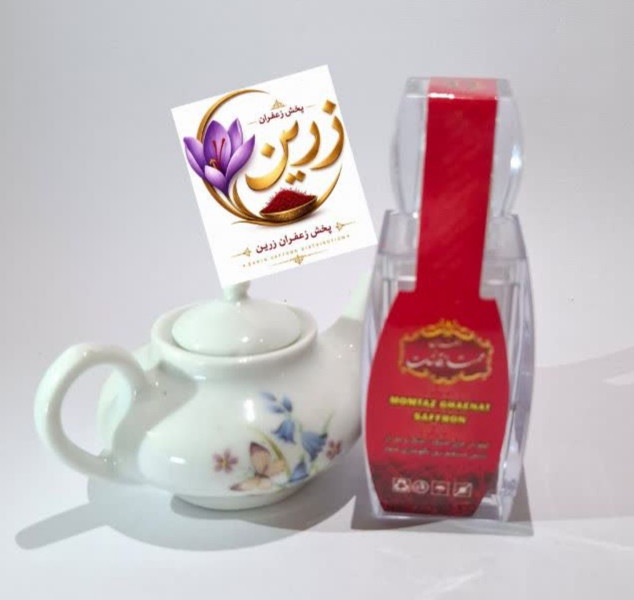 زعفران قائنات یک مثقالی ظرف کریستالی